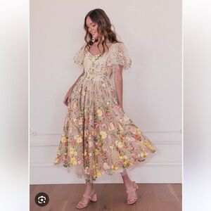 NWT JessaKae Blushing Flora Dress Size XS